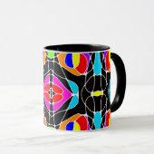 Mazipoodles Neuro Art - Regenbogen 1 Tasse (VorderseiteRechts)