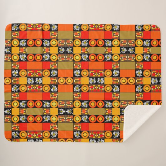 Mazipoodles Patchwork Quilt 1 Sherpadecke (Vorderseite (Horizontal))