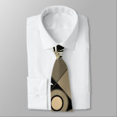 Mazipoodles Patchwork Quilt 2 Sepia Krawatte (Gebunden)