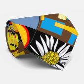 Mazipoodles Patchwork Quilt 3 Blue Krawatte (Gerollt)