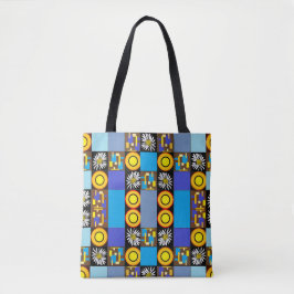 Mazipoodles Patchwork Quilt 3 Blue Tasche