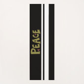 MAZIPOODLES Peace Olive Green Yogamatte (Vorderseite)