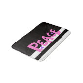 MAZIPOODLES Peace Pink Badematte (Schrägansicht)