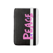 MAZIPOODLES Peace Pink Badematte (Vorderseite Vertikal)