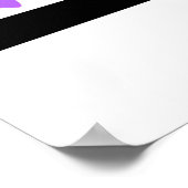 MAZIPOODLES Peace Pink Poster (Ecke)