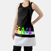 MAZIPOODLES Peace Rainbow 1 Schürze (InSitu)