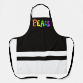 MAZIPOODLES Peace Rainbow 2 Schürze (Vorderseite)
