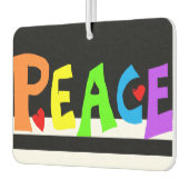 MAZIPOODLES Peace Rainbow Autolufterfrischer (Links)