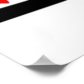 MAZIPOODLES Peace Rainbow Poster (Ecke)