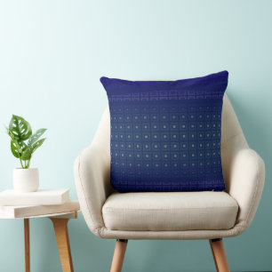 Mazipoodles Quadrate und Studs - Indigotrio Kissen