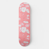 Mazipoodles Rose Rosa Rosa Skateboard (Vorderseite)