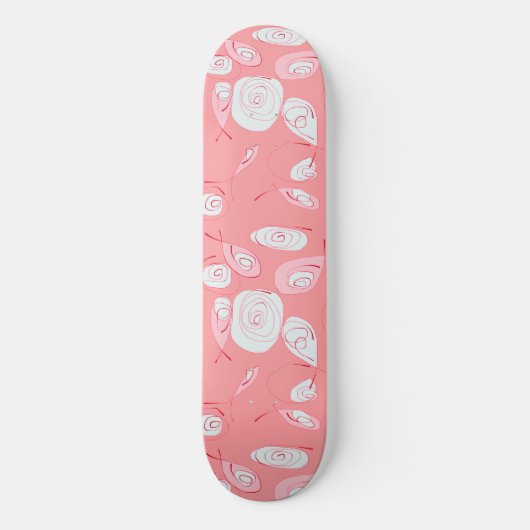 Mazipoodles Rose Rosa Rosa Skateboard (Vorderseite)