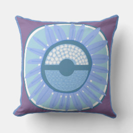 Mazipoodles Sonnenblume Sonnenschein: Periwinkle Kissen