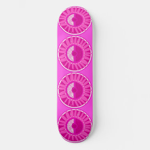 Mazipoodles Sonnenblume Sonnenschein: Rosa Skateboard