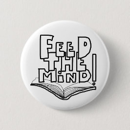 MAZIPOODLES Speise den Geist 077 Button