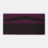 Mazipoodles Squares and Studs - Deep Magenta Schreibtischunterlage (Vorderseite)
