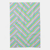MAZIPOODLES Streifen Spaghetti 54 Herringbone Geschirrtuch (Vertikal)