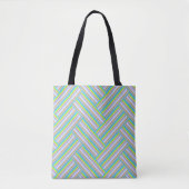MAZIPOODLES Streifen Spaghetti 54 Herringbone Tasche (Vorderseite)