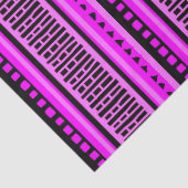 MAZIPOODLES Striped Ribbed Knitting Pattern 001 B  Seidenpapier (Detail)