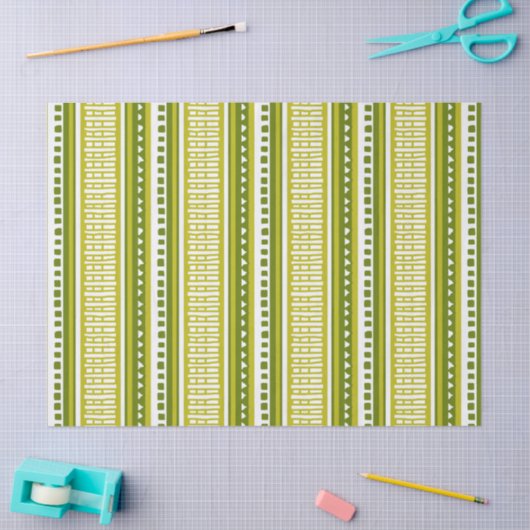 MAZIPOODLES Striped Ribbed Knitting Pattern 082 B Seidenpapier (Basteln)