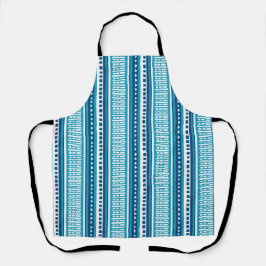 MAZIPOODLES Striped Ribbed Knitting Pattern 088 B Schürze