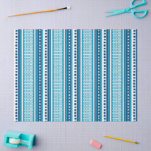 MAZIPOODLES Striped Ribbed Knitting Pattern 088 B  Seidenpapier (Basteln)