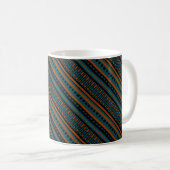 MAZIPOODLES Striped Ribbed Knitting Pattern 150 Kaffeetasse (VorderseiteRechts)
