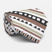 MAZIPOODLES Striped Ribbed Knitting Pattern 174 Krawatte (Gerollt)