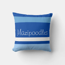 MAZIPOODLES Stripes Spaghetti 105 Name Kissen