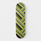 MAZIPOODLES Stripes Spaghetti 11 Herringbone  Skateboard (Vorderseite)
