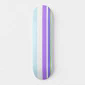 MAZIPOODLES Stripes Spaghetti 14 Skateboard (Vorderseite)