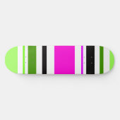 MAZIPOODLES Stripes Spaghetti 153 Skateboard (Horizontal)