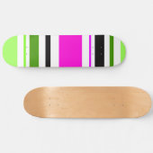 MAZIPOODLES Stripes Spaghetti 153 Skateboard (Horizontal)
