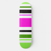 MAZIPOODLES Stripes Spaghetti 153 Skateboard (Vorderseite)