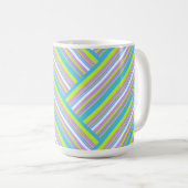 MAZIPOODLES Stripes Spaghetti 54 Herringbone Kaffeetasse (VorderseiteRechts)