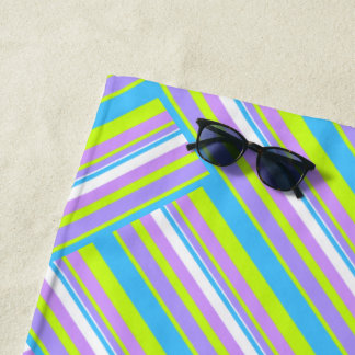MAZIPOODLES Stripes Spaghetti 54 Herringbone Strandtuch