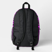 MAZIPOODLES Strippengeflechtmuster 001 B Bedruckter Rucksack (Rückseite)