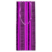 MAZIPOODLES Strippengeflechtmuster 001 B Geschenktüte Für Weinflaschen (Rückseite)