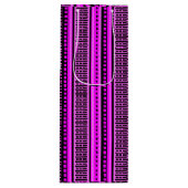 MAZIPOODLES Strippengeflechtmuster 001 B Geschenktüte Für Weinflaschen (Vorderseite)