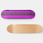 MAZIPOODLES Strippengeflechtmuster 001 B Skateboard (Horizontal)