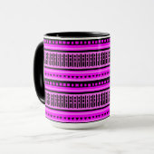 MAZIPOODLES Strippengeflechtmuster 002 B Tasse (Vorderseite Links)