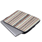 MAZIPOODLES Strippengeflechtmuster 174 Laptopschutzhülle (Vorne Knopf)