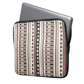 MAZIPOODLES Strippengeflechtmuster 174 Laptopschutzhülle (Vorderseite Links)