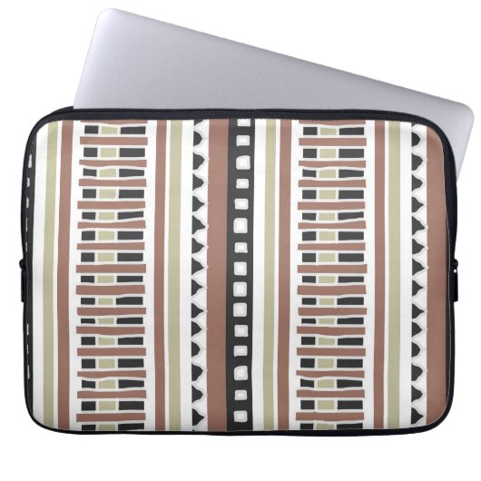 MAZIPOODLES Strippengeflechtmuster 174 Laptopschutzhülle (Vorderseite)