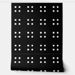 Mazipoodles Vier Quadrate - Schwarz-weiß Tapete