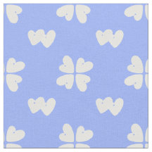 Mazipoodles Weißes Herz auf blau