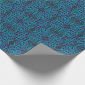 Mazipoodles Zellen Ähnlich unterschiedlich Aquamar Geschenkpapier (Ecke)