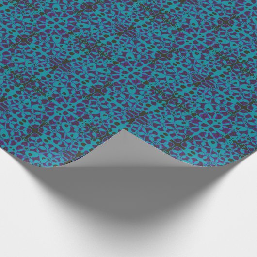 Mazipoodles Zellen Ähnlich unterschiedlich Aquamar Geschenkpapier (Ecke)
