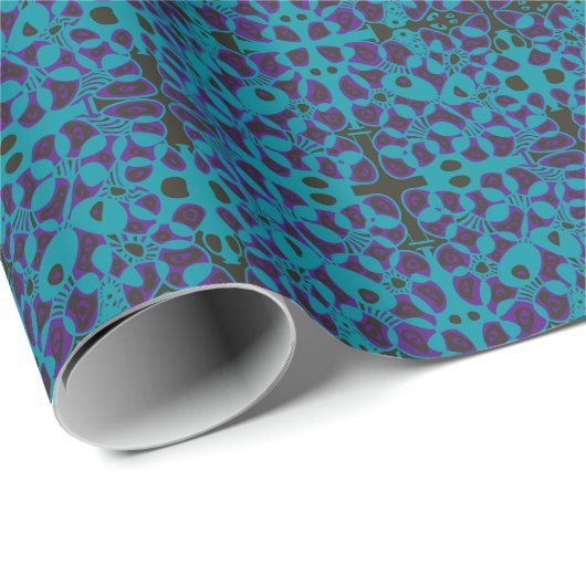 Mazipoodles Zellen Ähnlich unterschiedlich Aquamar Geschenkpapier (Rolleneckpunkt)