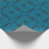 Mazipoodles Zellen Ähnliche Unterschiede Aquamarin Geschenkpapier (Ecke)